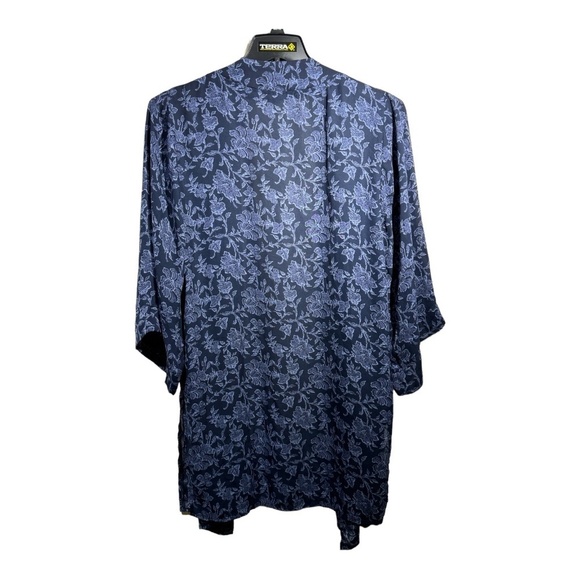 Tahari Womens Chiffon open Front Kimono Lightweight Semi Sheer Size L/XL - Picture 9 of 10